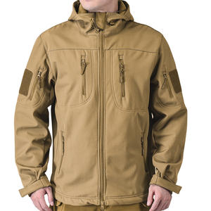 Chaqueta de Forro Polar Cálida para Escalada al Aire Libre, Impermeable, con Cuello Alto, para Hombre, Otoño e Invierno - Product Image 1