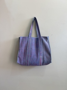 Women's Kantha Quilted Tote Bag Bohemian Vintage Shoulder Shopping Bag - Product Image 4