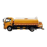 Camión Cisterna de Agua Automático de 10,000L con Tanque de Acero Inoxidable para Control de Polvo en Carreteras, Obras de Construcción y Minería, con Bomba de Motor Diésel Nueva