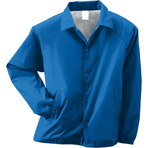 Men's Green Windproof <b>Coach</b> Jacket Regular Fit Turn-down Collar Long Sleeve Solid Color Polyester Casual Shirt Jacket - Product Image 4