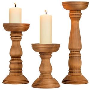 Inspiring Wooden Candle Holder Premium Artisan Design For Dining <b>Tables</b> Living Rooms And Decorative Displays - Product Image 5
