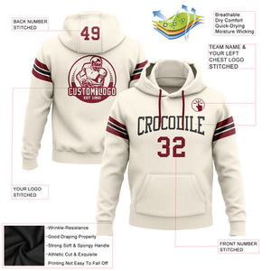 Sudadera con capucha de marca personalizada, fabricada con sublimación en poliéster para vendedores en línea - Product Image 5