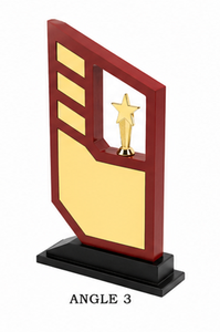 1.Stylish wooden memento for achievement awards and appreciation. - Product Image 3