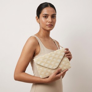Pochettes à main perlées artisanales de qualité supérieure pour femmes, écologiques, légères, pour soirées, vendues par un fournisseur indien - Product Image 4