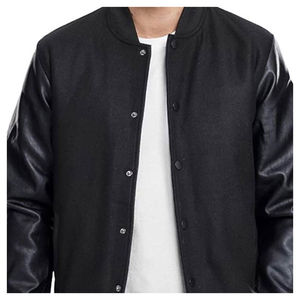 Chaqueta de invierno de alta calidad, ligera, personalizada, para hombre, de punto, estilo universitario, tallas grandes, impermeable, ecológica, OEM. - Product Image 6