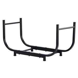 30in Rustproof Firewood Rack Indoor Outdoor Storage <b>Holder</b> with Stable <b>Log</b> Fireplace Decor Organizing Accessory - Product Image 3