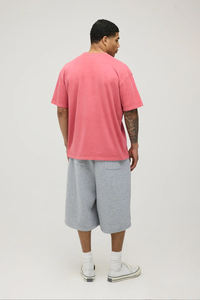 Camiseta de Corte Regular para Hombre con Logotipo Personalizado, 100% Algodón, 300 g/m², Cuello Redondo, Manga Corta, Hombros Caídos, Estilo Urbano, Secado Rápido, Transpirable - Product Image 2