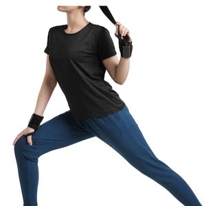 Camiseta larga de entrenamiento para mujer, cómoda, holgada, atlética, para gimnasio, entrenamiento, correr, yoga y ropa deportiva diaria - Product Image 1