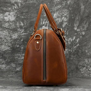 ราคาขายส่ง กระเป๋าเดินทางแบบกันน้ำสำหรับทุกเพศ  กระเป๋าหนัง PU แบบสั่งทำพิเศษ ความจุขนาดใหญ่ หลายช่องใส่ของ  กระเป๋าหนังแท้สำหรับเดินทางค้างคืน - Product Image 3