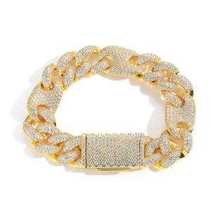 Bracelet Hip Hop Iced Out de fabrication indienne avec pierres Moissanite certifiées, disponible au prix d'usine depuis l'Inde - Product Image 2