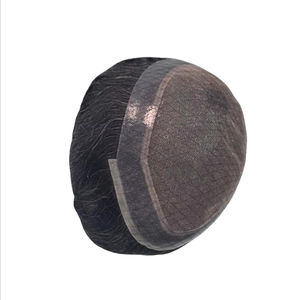 Perruque pour homme de qualité supérieure, cheveux raides crépus Remy, toupet 100 % densité, les meilleurs cheveux pour hommes - Product Image 1