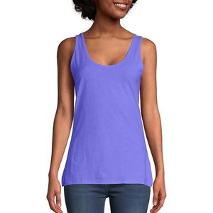 Wholesale Custom Logo Workout Tank <b>Tops</b> Breathable Muscle <b>top</b> Cotton logo Printed gym fitness tank <b>top</b> for women - Product Image 6