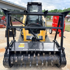 Chargeuse compacte ASV haute puissance avec broyeur, moteur Kubota, attache sur chenilles et broyeurs forestiers, équipement de défrichage - Product Image 6