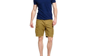 Pakistan Clothing Manufacturers Men's Long Custom Drawstring Closure Denim Cargo Shorts Solid Knitted Washed Pockets Mesh Cute - Product Image 2