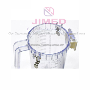 Recipiente de Acero Inoxidable Autoclavable de 2000 ml para Recolección Manual de Grasa, Certificado CE Clase I para Uso Quirúrgico en Liposucción - Product Image 2