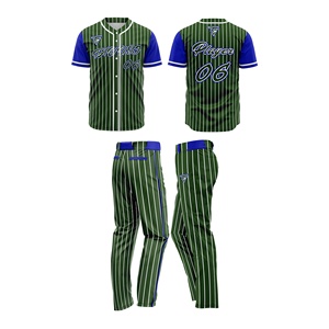 Maillots de baseball en polyester de haute qualité unisexe 100% Logo personnalisable Broderie & Impression Techniques Style Sets - Product Image 2