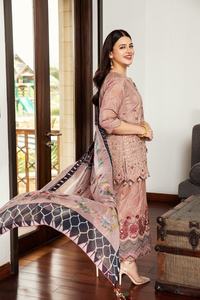 อินเดียปากีสถานสไตล์ปักย้อมผ้าไหมชีฟองผู้หญิงหรูหรา Shalwar Kameez เย็บ3ชิ้นร้อนขาย2021 - Product Image 3