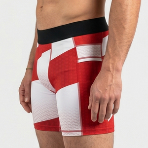 OEM <b>Compression</b> Tight <b>Shorts</b> <b>Men's</b> Elastic Waist Mid 100% Spandex Polyester Tight <b>Shorts</b> <b>Men</b> Elastic Waist <b>Compression</b> <b>Shorts</b> - Product Image 4
