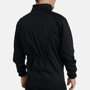 Custom Men Softshell Hooded <b>Jacket</b> Lightweight Water-Resistant <b>Fleece</b> <b>Lined</b> Hiking Windbreaker Sports <b>Jacket</b> with Zipper Closure - Product Image 4