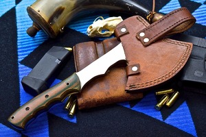 Handmade High Carbon Steel Blade Wood <b>Handle</b> <b>Axe</b> With Leather Sheath Outdoor <b>axe</b> - Product Image 3