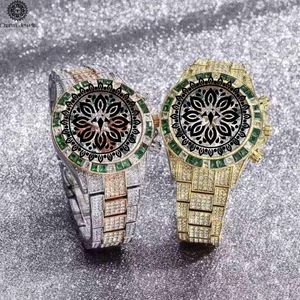 Reloj de Lujo para Mujer Charm Jewells, Cristal, Analógico, Mecánico, Correa de Acero Inoxidable, Esfera Redonda de 40 mm, Cronógrafo, Moda - Product Image 3