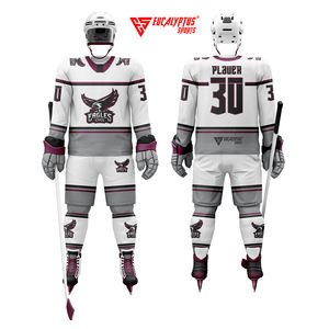 Camisetas de hockey sobre hielo personalizadas y uniformes de equipos | Diseña tus propias camisetas profesionales de hockey de alta calidad | Venta al por mayor impresa por sublimación - Product Image 4