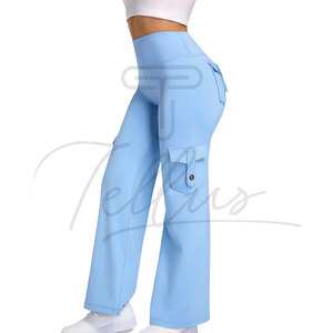 Top selling new arrival Yoga Fitness High Waisted Leggings for Women's Gym Pants Solid Color Women's Leggings for Sale - Product Image 6
