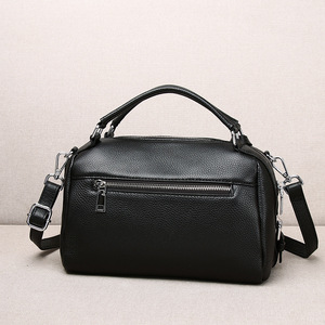 Custom Logo Cowhide Handbags for Ladies <b>Soft</b> <b>Leather</b> Fashion Shoulder <b>Bags</b> Wholesale Genuine <b>Leather</b> Women's Crossbody <b>Bags</b> - Product Image 6