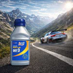 Líquido de Frenos DOT 3, Aceite Hidráulico para Frenos, 250 mL, Super Duty, para Automóvil, Motocicleta, Camión - Product Image 1