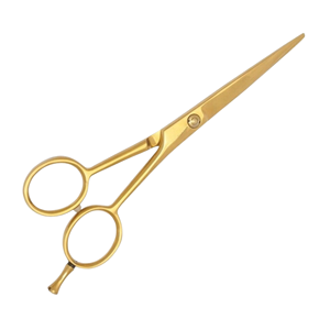 Tijeras de Peluquería Profesionales de Acero Inoxidable Japonés de 7 Pulgadas, Chapadas en Oro, para Corte de Cabello, Suministros para Salón de Belleza, Venta al Por Mayor - Product Image 1