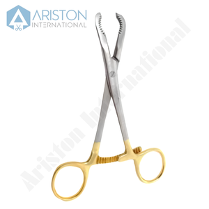 Bone Reduction Forceps with <b>Teeth</b> Curved 5.5 Inch Orthopedic Instrument - Product Image 6