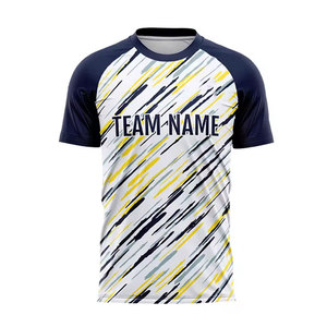 เสื้อกีฬาผู้ชายแบบซับลิเมชั่นสั่งทำพิเศษ ระบายอากาศได้ดี เป็นมิตรกับสิ่งแวดล้อม คอกลม สำหรับฟุตบอล บาสเกตบอล ฤดูร้อน - Product Image 1