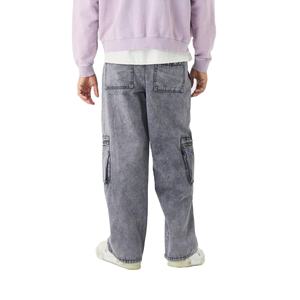 Pantalones Vaqueros de Mezclilla para Hombre, Corte Slim Fit, Estilo Moderno y Personalizado, Pierna Recta, Lavado Vintage, Bolsillos Cargo, Estilo Urbano, Alta Calidad 2026 - Product Image 1