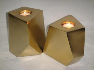 Bougies chauffe-plat en cire de paraffine en gros d'usine, forme carrée, pour la décoration intérieure - Product Image 2