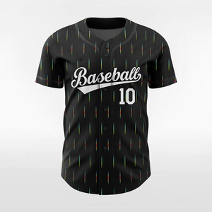 Camisetas de Béisbol con Diseño Personalizado, Impresión Digital, Transpirables, Manga Corta, Venta al Por Mayor, Uniformes de Dos Botones, Servicio OEM ODM - Product Image 1