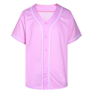 Maillot de baseball haute performance en promotion – Prix de gros – Design moderne – Couleur unie - Product Image 1