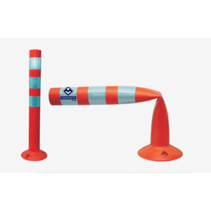 2025 Best Quality Red <b>Plastic</b> Spring Traffic <b>Divider</b> 1m X 1m Light Weight for Road Safety in Gardens World Market World Seller - Product Image 1
