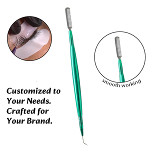 Herramientas de Acero Inoxidable para Levantar Cejas y Pestañas con Logotipo Personalizado, Herramienta de Belleza para Dar Forma a las Cejas con Peine, Marca Privada Bahasa Pro - Product Image 6