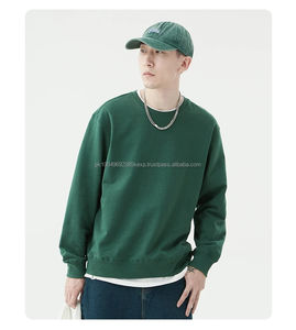 Sudadera de Manga Larga de Algodón de Alta Calidad de 300G, Sudadera con Capucha Unisex para Hombre y Mujer, Cuello Redondo, Logotipo Personalizado OEM, Sudadera con Cuello Redondo - Product Image 5
