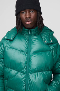 Chaqueta de Invierno Acolchada para Hombre, de Alta Calidad, con Capucha y Cremallera, Impermeable, Personalizable - Product Image 6