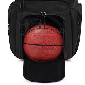 Custom Logo Multipurpose <b>Lightweight</b> Basketball <b>Backpack</b> With Ball Holder For Youth School Sports Club - Product Image 5
