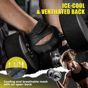 Customized <b>Weight</b> Lifting Gym Grips Pads Hand Training <b>Bar</b> Straps Wrap Gloves Gym Workout Weightlifting Training Wholesale - Product Image 3