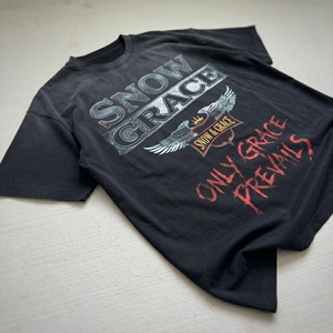 เสื้อยืดแขนยาวทรงโอเวอร์ไซส์ ผ้าคอตตอน 100% หนัก 280 กรัม พิมพ์ลายตามสั่ง ระบายอากาศได้ดี เป็นมิตรต่อสิ่งแวดล้อม ชายเสื้อฉีกขาด สำหรับผู้ชาย - Product Image 2
