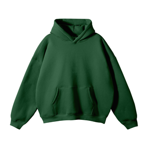 Sudadera con capucha básica para hombre, holgada, de algodón y forro polar, informal, de manga larga, con capucha ajustable, tela cómoda. - Product Image 4
