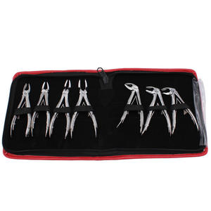 Dental Stainless Steel Tooth Extraction <b>Pliers</b> <b>Set</b> Adult Children's <b>Pliers</b> 7-piece <b>Set</b> Minimally Invasive Forceps Instrument Too - Product Image 2