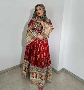 2026 New Designs Afghani Dresses for Women's Frock <b>Sets</b> Breathable Multicolor Long Length Custom Sizes Wedding Party Wear Adults - Product Image 4