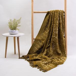 Precio al por mayor, superventas, 100% algodón suave, bloque de mano impreso, ropa de cama, colcha, manta de telar manual - Product Image 4