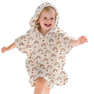 Toallas de Playa para Niños de Poliéster Lisas Teñidas, Toallas de Piscina para Niños para Nadar y la Playa - Product Image 1