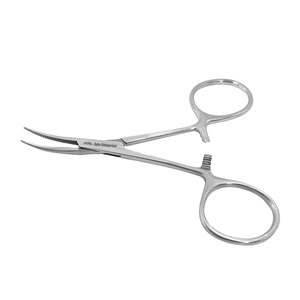 Pinzas hemostáticas Mosquito de 5 pulgadas, curvadas, de acero inoxidable, instrumento quirúrgico multiusos, ideal para enfermeras y personal médico. - Product Image 4