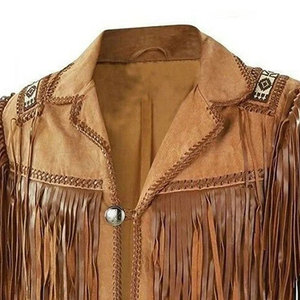 Best Quality Sheep Leather Vintage <b>Suede</b> <b>Jacket</b> Heavy Duty Waterproof Reversible Eco-Friendly Customizable Front Logo for Men - Product Image 6